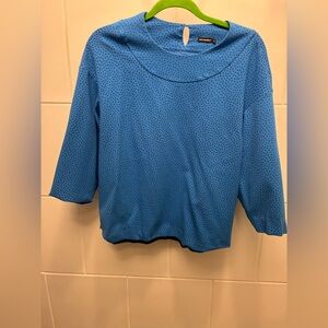 Marimekko Blue Dotted Women's Blouse